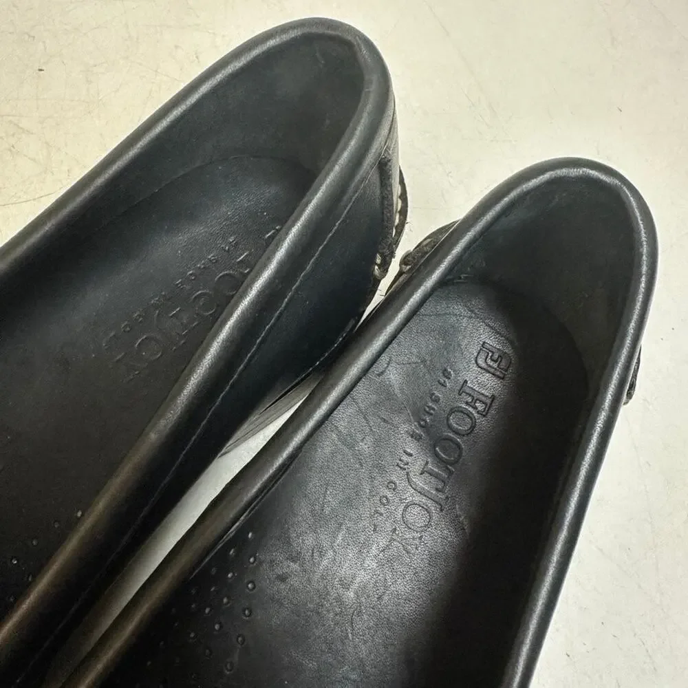 EUC Rancourt & Co. x FootJoy Beefroll Penny Loafer Black Edric Maine USA 11.5 D